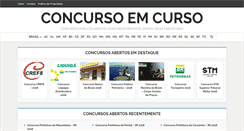 Desktop Screenshot of concursoemcurso.com.br